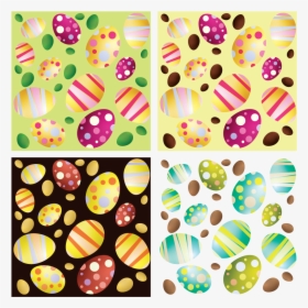 Vector Easter Eggs Seamless Background Cs By Dragonart - Easter Egg Background, HD Png Download, Transparent PNG