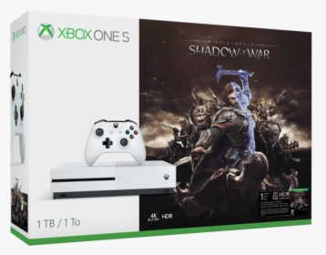 Xbox One S Shadow Of War Bundle, HD Png Download, Transparent PNG