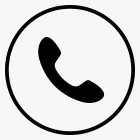 Round Box Phone Svg Png Icon Free Download - Phone Round Icon White, Transparent Png, Transparent PNG