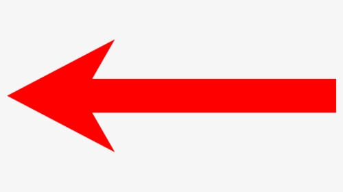 Red Right Arrow Png - Left Red Arrow Symbol, Transparent Png, Transparent PNG