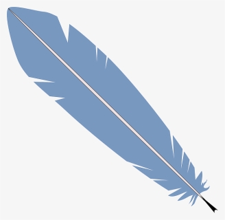 Feather Pen Svg Clip Arts - Feather Clipart, HD Png Download, Transparent PNG