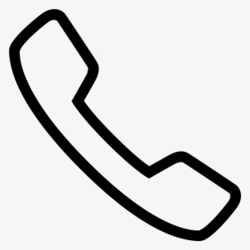 Phone Icon White Png - Minimal Phone Icon Png, Transparent Png, Transparent PNG