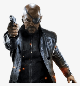 Jackson With Eyepatch - Transparent Nick Fury Png, Png Download, Transparent PNG
