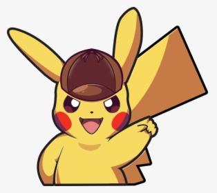 Detective Pikachu - Detective Pikachu Clipart, HD Png Download, Transparent PNG