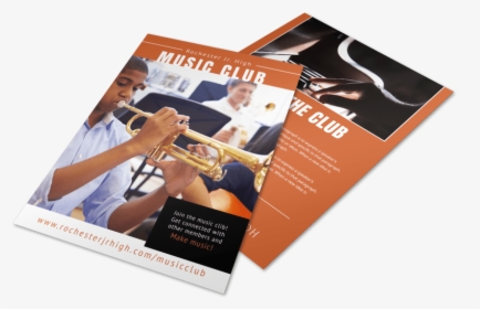 High School Music Club Flyer Template Preview - Flyer, HD Png Download, Transparent PNG