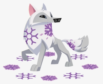 Transparent Purple Animal Clipart - Animal Jam Arctic Wolf, HD Png Download, Transparent PNG