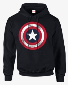 Marvel Avengers Assemble Captain America Distressed - Captain America Hoodie, HD Png Download, Transparent PNG