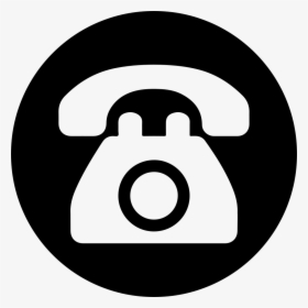 Side Point Telephone - Phone Icon Round Png, Transparent Png, Transparent PNG