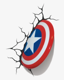 Avengers Led Wall Lights Pictures - Captain America 3d Shield, HD Png Download, Transparent PNG