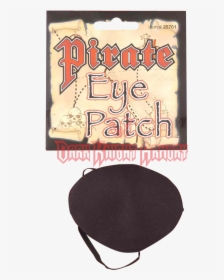 Satin Pirate Eye Patch - Eyepatch, HD Png Download, Transparent PNG