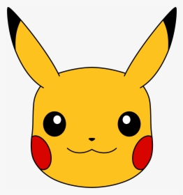 Pikachu Clipart Head - Pikachu Face Png, Transparent Png, Transparent PNG