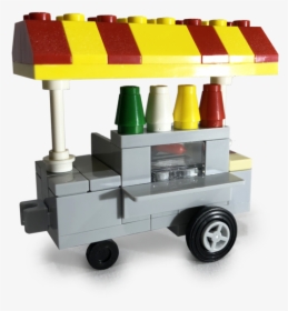Brick Loot Exclusive Build Hot Dog Cart Lego Bricks - Lego Hot Dog Stand, HD Png Download, Transparent PNG