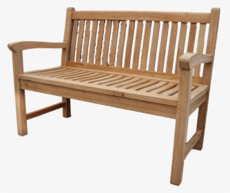 English Garden Bench , Png Download - Wood Bench Side View, Transparent Png, Transparent PNG