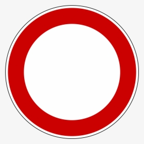 Circle Slash Png - Red Circle Outline Transparent, Png Download, Transparent PNG