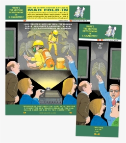 Mad Magazine Fold In Before And After, HD Png Download, Transparent PNG