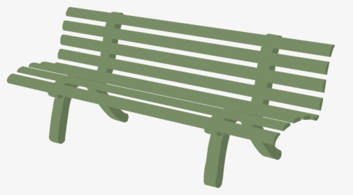 Angle,grass,bench - Bench Clip Art, HD Png Download, Transparent PNG