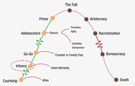 Adizes Corporate Lifecycle Model, HD Png Download, Transparent PNG