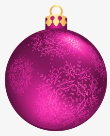 Pink Christmas Ball Png Clipart - Pink Christmas Ball Png, Transparent Png, Transparent PNG
