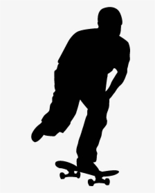 Skateboarding Png Download - Silhouette Skateboard Png, Transparent Png, Transparent PNG