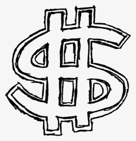 Download Dollar Sign Symbols Png Transparent Images - Stack Of Money Drawing, Png Download, Transparent PNG