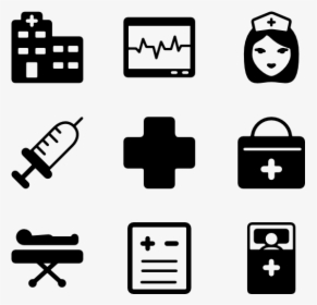 Hospital - Basic First Aid Icons, HD Png Download, Transparent PNG