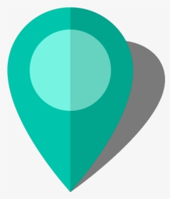 Location Map Pin Turquoise Blue10 - Green Location Vector Icon, HD Png Download, Transparent PNG