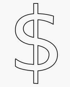 Picture Of Money Sign - White Dollar Sign Png, Transparent Png, Transparent PNG