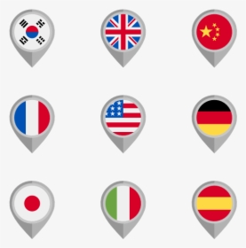 Essential Set - Country Flag Icon, HD Png Download, Transparent PNG