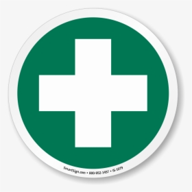 First Aid Station Iso Circle Sign - First Aid, HD Png Download, Transparent PNG
