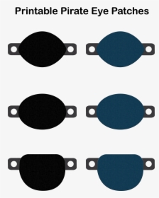 Printablee Eye Patch Template Pictures Hd Patches For - Pirate Eye Patch Print Out, HD Png Download, Transparent PNG