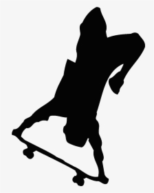 Skateboarding Extreme Sport Ice Skating - Skateboard Silhouette, HD Png Download, Transparent PNG