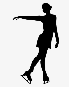 Figure Skating Silhouette, HD Png Download, Transparent PNG