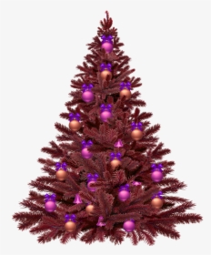Purple Christmas Tree - Purple Christmas Tree Png, Transparent Png, Transparent PNG