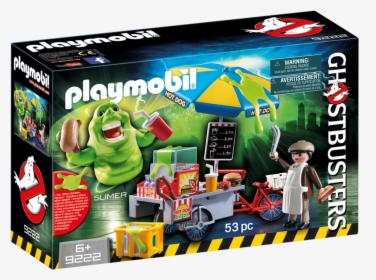 Slimer With Hot Dog Stand Product - 9222 Playmobil, HD Png Download, Transparent PNG