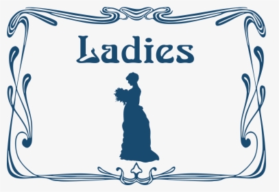 Ladies - Ladies Toilet Door Sign, HD Png Download, Transparent PNG