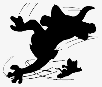 Tom And Jerry Silhouette, HD Png Download, Transparent PNG