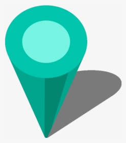 Location Map Pin Turquoise Blue7 - Turquoise Location Pin Icon Png, Transparent Png, Transparent PNG