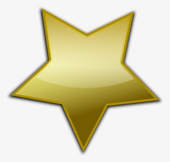 Golden Vector Star Png, Transparent Png, Transparent PNG
