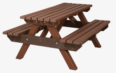 Standard Picnic Bench - Bench And Table Png, Transparent Png, Transparent PNG