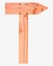 Simple Wood Sigh Arrow Symbol - Wood, HD Png Download, Transparent PNG