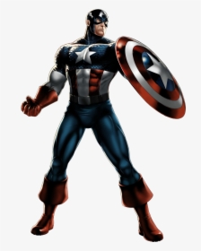 Captain America Portrait Art - Marvel Alliance Captain America, HD Png Download, Transparent PNG