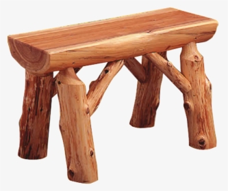 Log Bench Png - End Table, Transparent Png, Transparent PNG