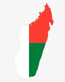 Madagascar Flag Map, HD Png Download, Transparent PNG