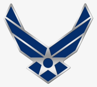 Us Military Air Force Logos Clipart , Png Download - Air Force Logo Blue, Transparent Png, Transparent PNG