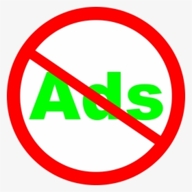 The Word Ads - No Ads Png, Transparent Png, Transparent PNG