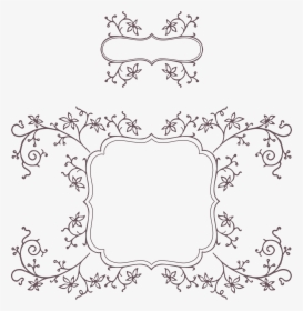Wine Label Border - Champagne Labels Templates Free, HD Png Download, Transparent PNG