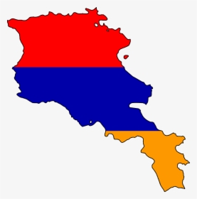 Armenia Map With Flag, HD Png Download, Transparent PNG