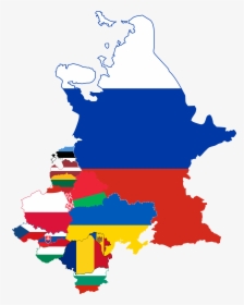 Clip Art File Flag Map Of - Eastern Europe Map Png, Transparent Png, Transparent PNG
