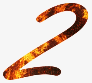 Number, 2, Fire, Font, Training, Two, Learn, Gloss - Gambar Angka 2 Api, HD Png Download, Transparent PNG
