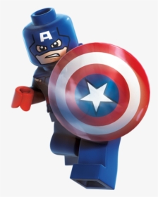 Captain America Lego Png - Lego Marvel Super Heroes Png, Transparent Png, Transparent PNG